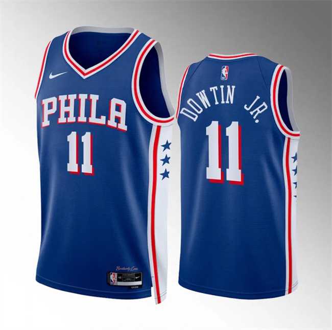 Men's Philadelphia 76ers #11 Jeff Dowtin Jr Royal Icon Edition Stitched Jersey Dzhi,We sell and wholesale Men's Philadelphia 76ers #11 Jeff Dowtin Jr Royal Icon Edition Stitched Jersey Dzhi on line form chian!